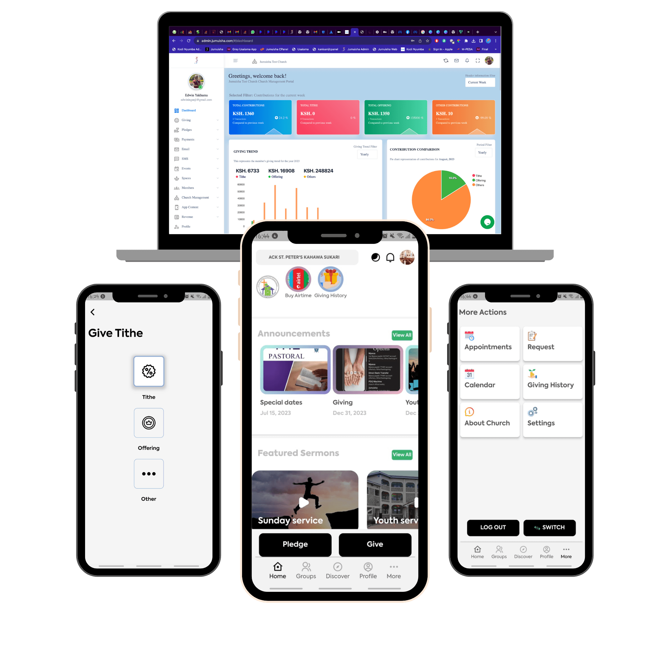 Jumuisha web and mobile app